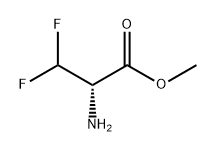 D-Alanine, 3,3-difluoro-, methyl ester Structure