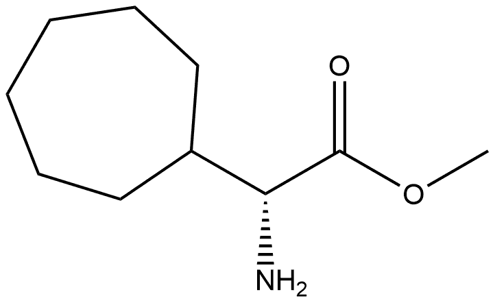 Methyl (R)-2-amino-2-cycloheptylacetate Structure