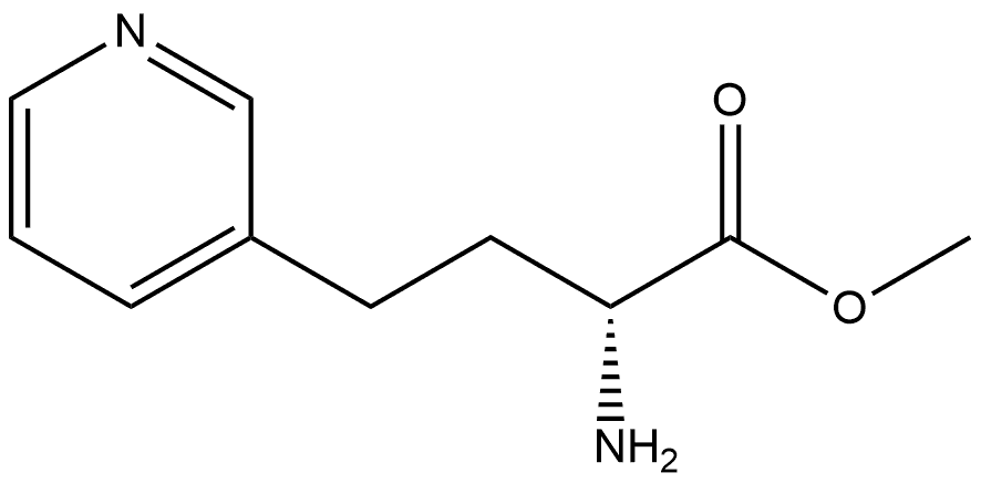 methyl (R)-2-amino-4-(pyridin-3-yl)butanoate Structure