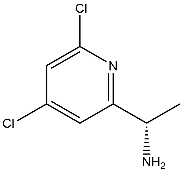 (S)-1-(4,6-dichloropyridin-2-yl)ethan-1-amine Structure