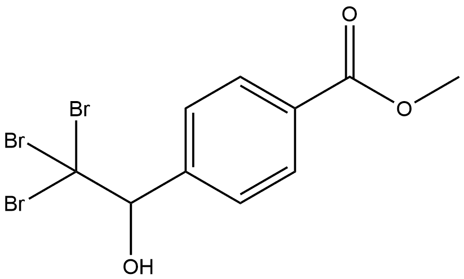 Methyl 4-(2,2,2-tribromo-1-hydroxyethyl)benzoate Structure