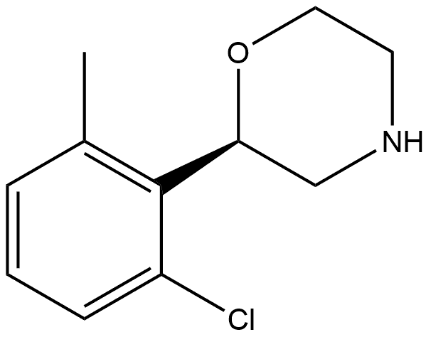 (R)-2-(2-chloro-6-methylphenyl)morpholine Structure