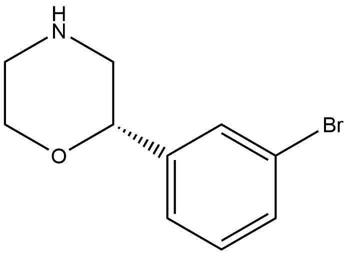 (S)-2-(3-bromophenyl)morpholine Structure