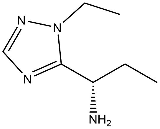 (αS)-α,1-Diethyl-1H-1,2,4-triazole-5-methanamine Structure