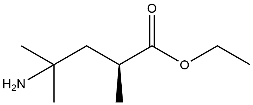 ethyl (S)-4-amino-2,4-dimethylpentanoate Structure