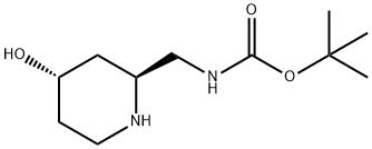 Carbamic acid,N-[[(2S,4S)-4-hydroxy-2-piperidinyl]methyl]-, 1,1-dimethylethyl e… Structure