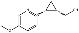 (1S,2R)-2-(5-Methoxy-2-pyridinyl)cyclopropanemethanol Structure