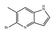 1H-Pyrrolo[3,2-b]pyridine, 5-bromo-6-methyl- Structure