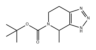 5H-1,2,3-Triazolo[4,5-c]pyridine-5-carboxylic acid, 3,4,6,7-tetrahydro-4-methyl-, 1,1-dimethylethyl ester Structure