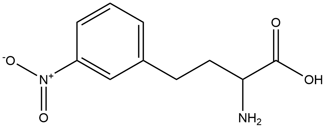 3-Nitro-DL-homophenylalanine 구조식 이미지