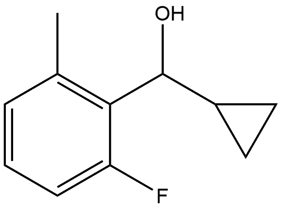 α-Cyclopropyl-2-fluoro-6-methylbenzenemethanol Structure