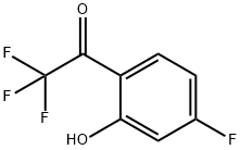 2,2,2-Trifluoro-1-(4-fluoro-2-hydroxy-phenyl)-ethanone Structure