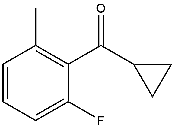 Cyclopropyl(2-fluoro-6-methylphenyl)methanone Structure