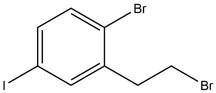 1-Bromo-2-(2-bromoethyl)-4-iodobenzene Structure