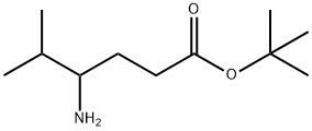 4-Amino-5-methyl-hexanoic acid tert-butyl ester Structure