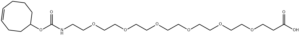 TCO-PEG6-acid Structure