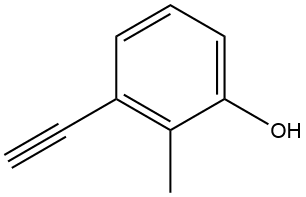 3-Ethynyl-2-methylphenol Structure