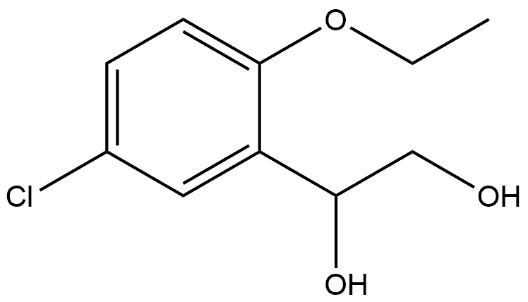 1-(5-Chloro-2-ethoxyphenyl)-1,2-ethanediol Structure