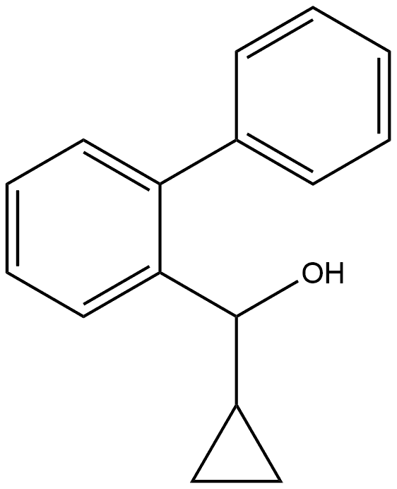 α-Cyclopropyl[1,1'-biphenyl]-2-methanol Structure