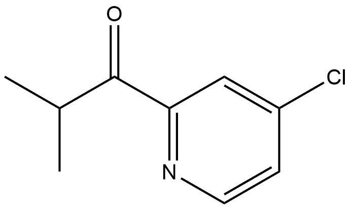 1-(4-Chloro-2-pyridinyl)-2-methyl-1-propanone Structure