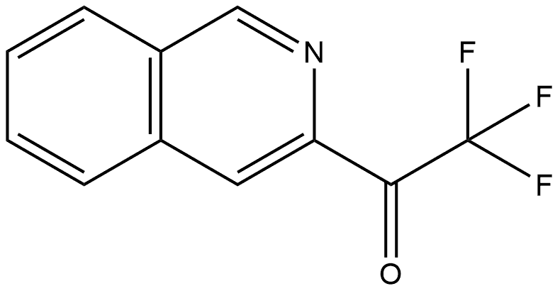 2,2,2-Trifluoro-1-(isoquinolin-3-yl)ethanone Structure