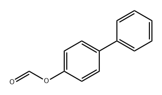 [1,1'-Biphenyl]-4-ol, 4-formate Structure