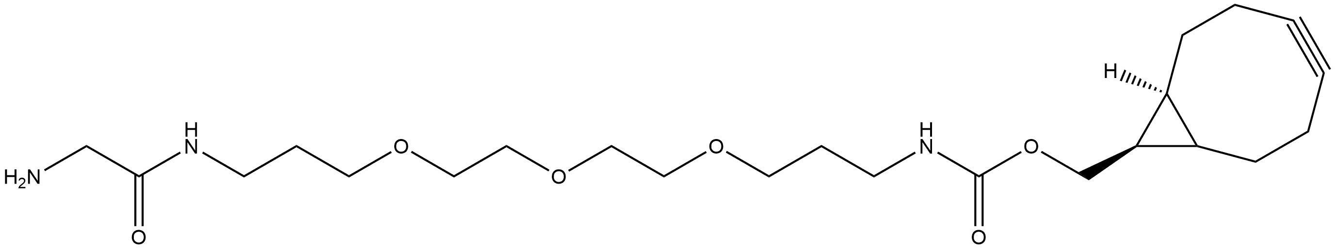 Gly-PEG3-endo-BCN 구조식 이미지