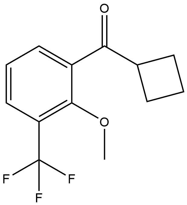 Cyclobutyl[2-methoxy-3-(trifluoromethyl)phenyl]methanone Structure