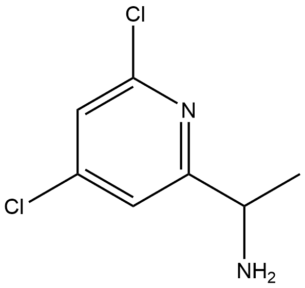 1-(4,6-dichloropyridin-2-yl)ethan-1-amine Structure