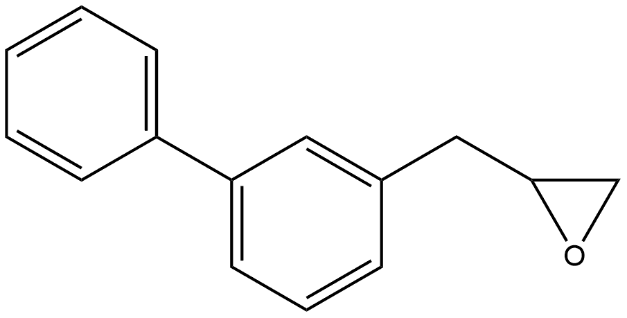 2-([1,1'-Biphenyl]-3-ylmethyl)oxirane 구조식 이미지