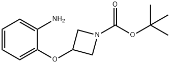 tert-Butyl 3-(2-aminophenoxy)azetidine-1-carboxylate 구조식 이미지