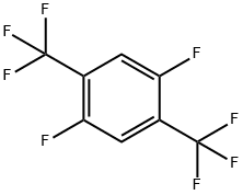 Benzene, 1,4-difluoro-2,5-bis(trifluoromethyl)- Structure