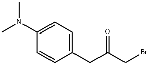 1-bromo-3-[4-(dimethylamino)phenyl]propan-2-one Structure