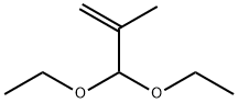 1-Propene, 3,3-diethoxy-2-methyl- Structure