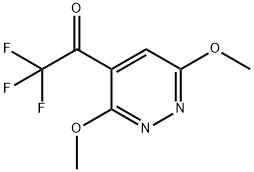 1-(3,6-Dimethoxypyridazin-4-yl)-2,2,2-trifluoroethanone Structure