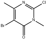 4(3H)-Pyrimidinone, 5-bromo-2-chloro-3,6-dimethyl- Structure