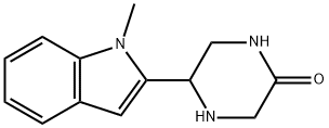 5-(1-methyl-1H-indol-2-yl)piperazin-2-one Structure