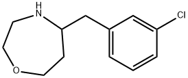 1,4-Oxazepine, 5-[(3-chlorophenyl)methyl]hexahydro- Structure