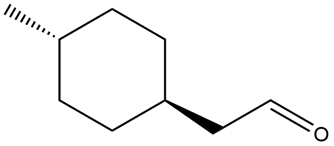 trans-4-Methylcyclohexaneacetaldehyde Structure