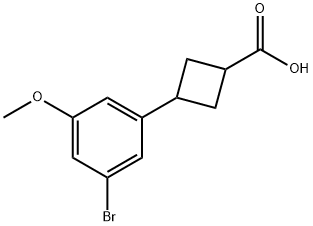 3-(3-bromo-5-methoxyphenyl)cyclobutane-1-carb
oxylic acid Structure