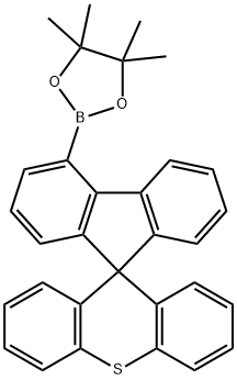 4-(4,4,5,5-Tetramethyl-1,3,2-dioxaborolan-2-yl)spiro[9H-fluorene-9,9′-[9H]thioxanthene] Structure