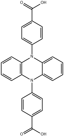 Benzoic acid, 4,4'-(5,10-phenazinediyl)bis- 구조식 이미지