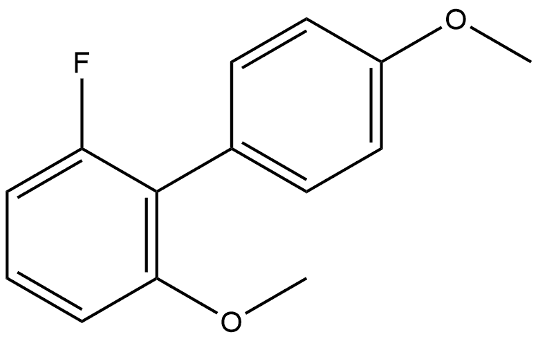 2-Fluoro-4',6-dimethoxy-1,1'-biphenyl Structure