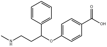 Benzoic acid, 4-[3-(methylamino)-1-phenylpropoxy]- 구조식 이미지