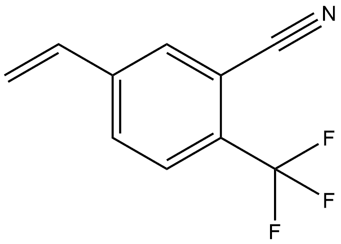 5-Ethenyl-2-(trifluoromethyl)benzonitrile Structure