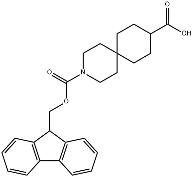 3-Azaspiro[5.5]undecane-3,9-dicarboxylic acid, 3-(9H-fluoren-9-ylmethyl) ester Structure