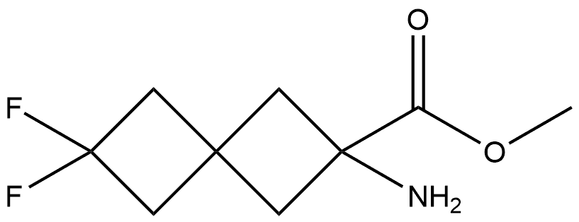 Methyl 2-amino-6,6-difluorospiro[3.3]heptane-2-carboxylate Structure