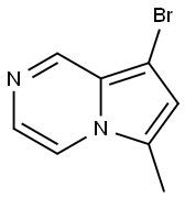 Pyrrolo[1,2-a]pyrazine, 8-bromo-6-methyl- Structure