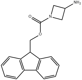 1-Azetidinecarboxylic acid, 3-amino-, 9H-fluoren-9-ylmethyl ester Structure