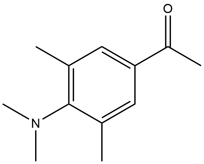 1-[4-(Dimethylamino)-3,5-dimethylphenyl]ethanone Structure